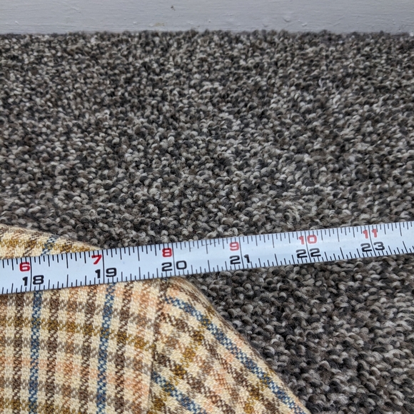 Sartoria Partenopea Sport Coat Silk Wool Linen Checked Multicolor 46R - Picture 13 of 15